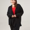 Women 89th + Madison | Directional Rib Drape Open Cardigan