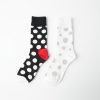 Accessories 89th + Madison | Assorted 2-Pack Socks Black/Dots