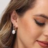 Accessories 89th + Madison | Pearl Dangle Earrings Gold