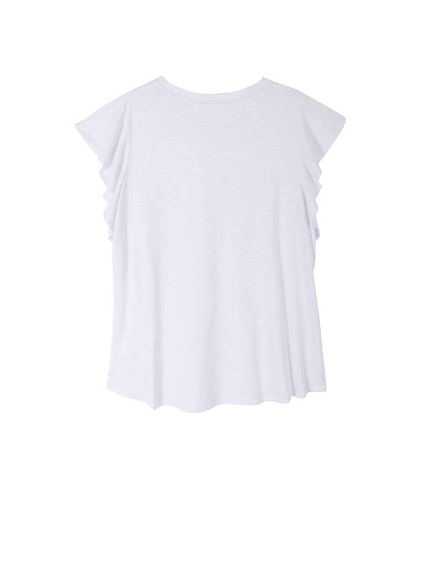 Women Redy | Flutter Sleeve Knit Top