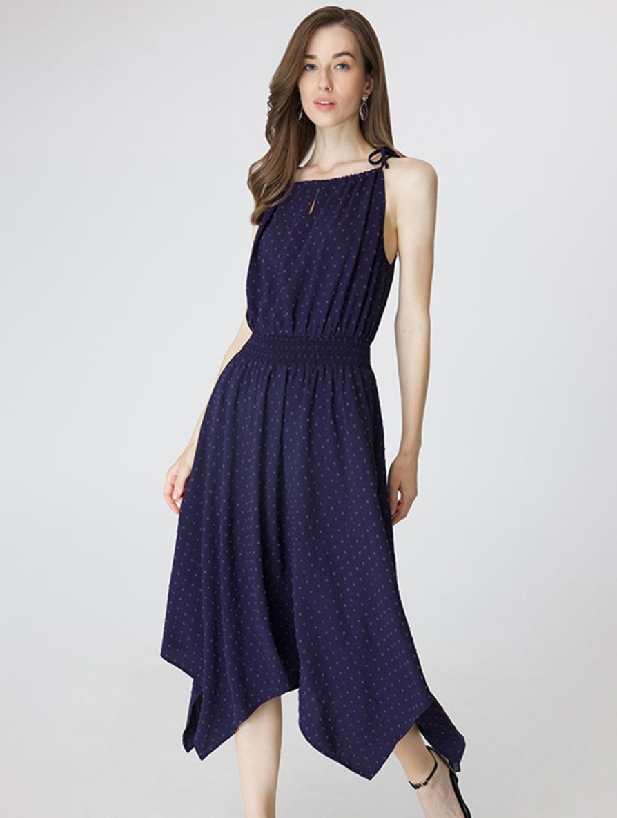 Women 89th + Madison | Halter Neck Midi Dress