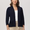 Women 89th + Madison | Rib Open-Front Cardigan