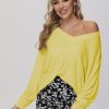 Women 89th + Madison | V-Neck Drop Shoulder Pullover