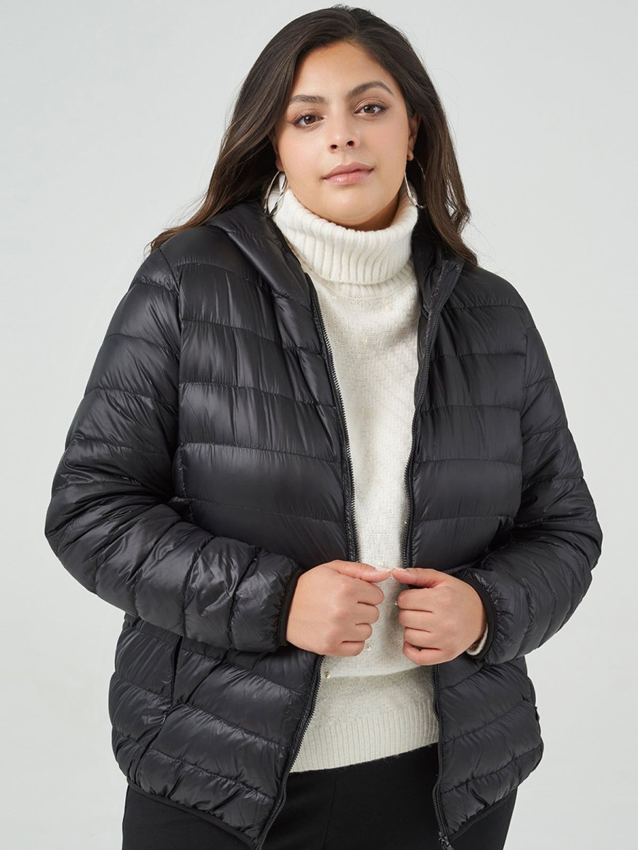 Women 89th + Madison | Light Weight Hooded Short Down Jacket