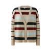 Women Adyson Parker | Stripe Grandpa Cardigan