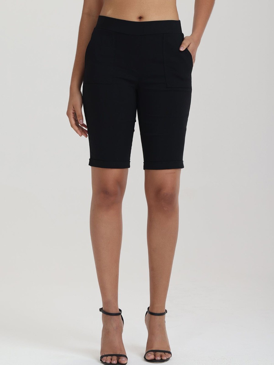 Women 89th + Madison | Pull On Bermuda Shorts