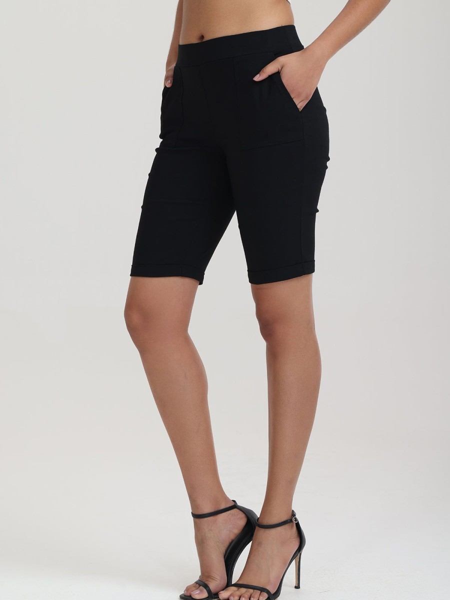 Women 89th + Madison | Pull On Bermuda Shorts