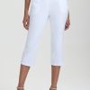 Women 89th + Madison | Mid Rise Pull-On Capri Pants