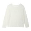 Women Frye | Drop Shoulder Pointelle Pullover