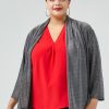 Women 89th + Madison | Drape Cardigan Black Beauty