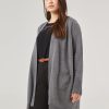 Women 89th + Madison | Wide Rib Trim Open Cardigan