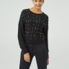 Women Adyson Parker | Pearl Embellished Cable Sweater