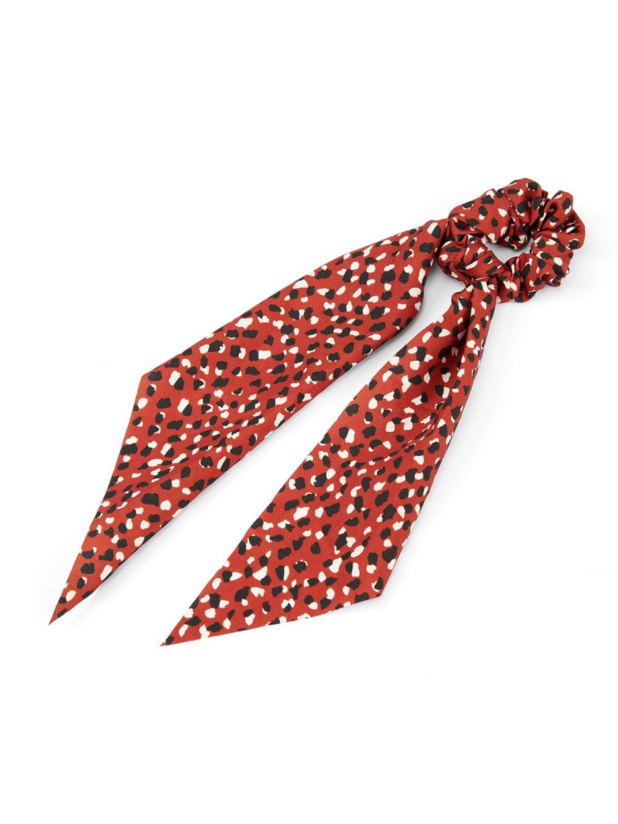 Accessories 89th + Madison | Print Long Bow Scrunchie