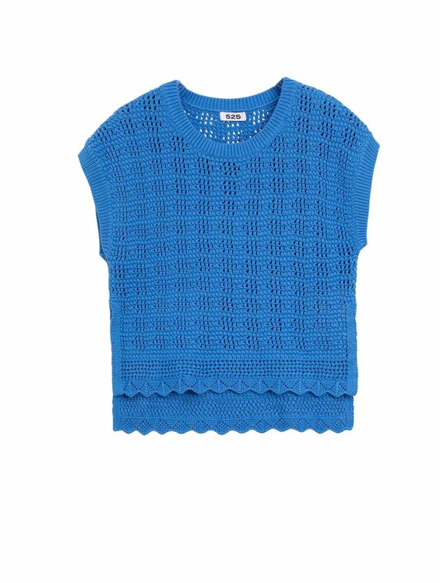 Women 525 America | Crochet Relaxed Vest