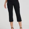 Women 89th + Madison | Mid-Rise Stretch Capri Pants