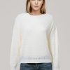 Women 89th + Madison | Pointelle Drop Shoulder Pullover