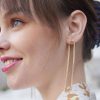 Accessories 89th + Madison | Chain Drop Earrings Gold