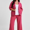 Women 89th + Madison | Wide Leg Pant Pink Yarrow