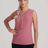 Women 89th + Madison | Tie Front Sleeveless Top