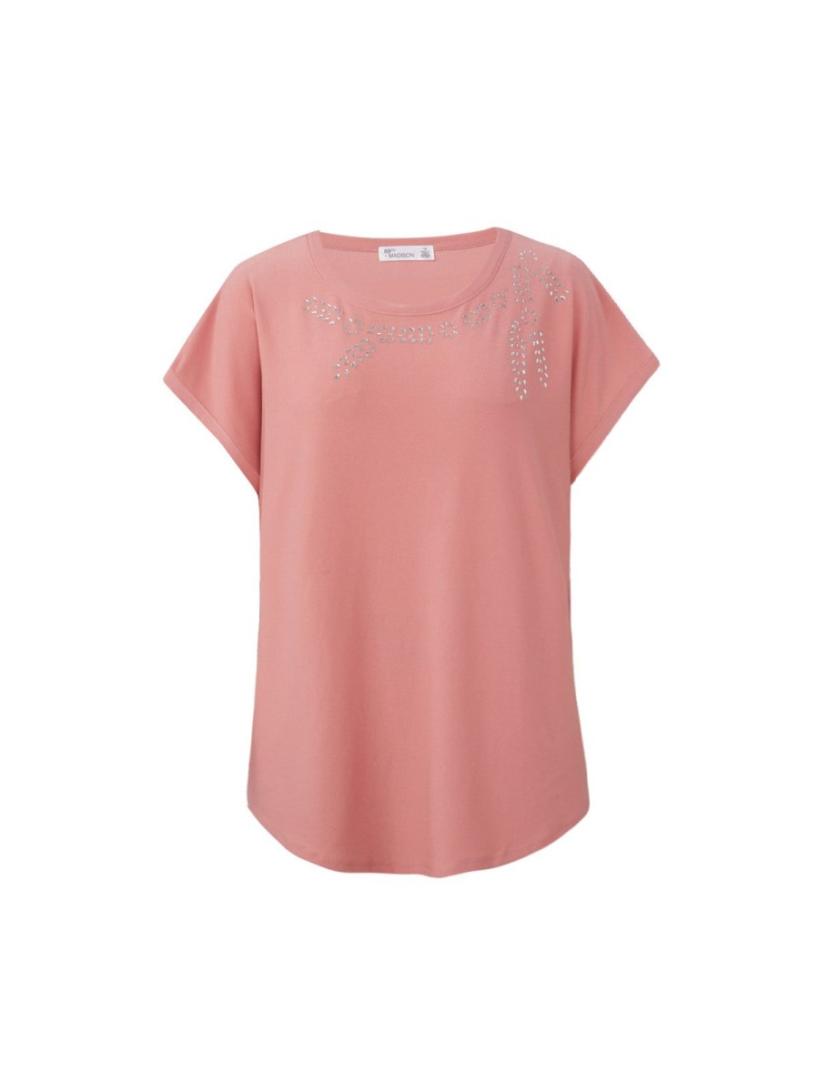 Women 89th + Madison | Jewel Applique Dolman Sleeve Top