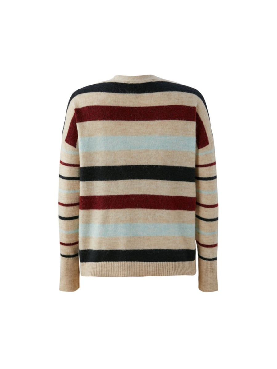 Women Adyson Parker | Stripe Grandpa Cardigan